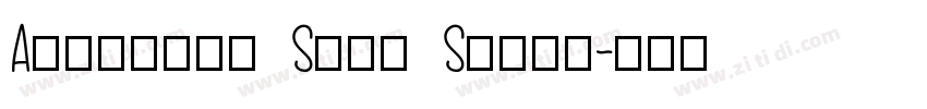 Andrians Sans Serif字体转换